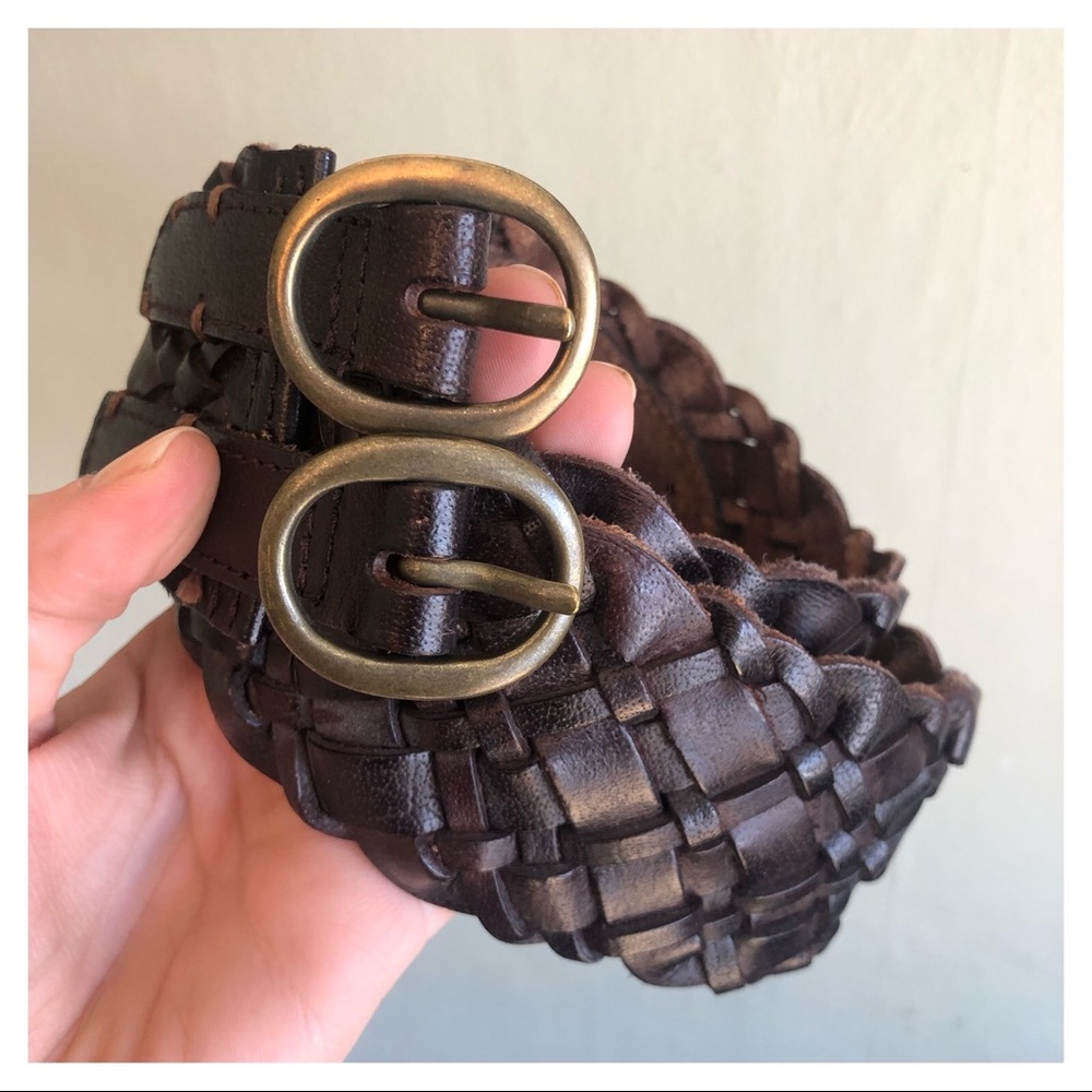 Abercrombie & Fitch Double Braided Wide Belt AF